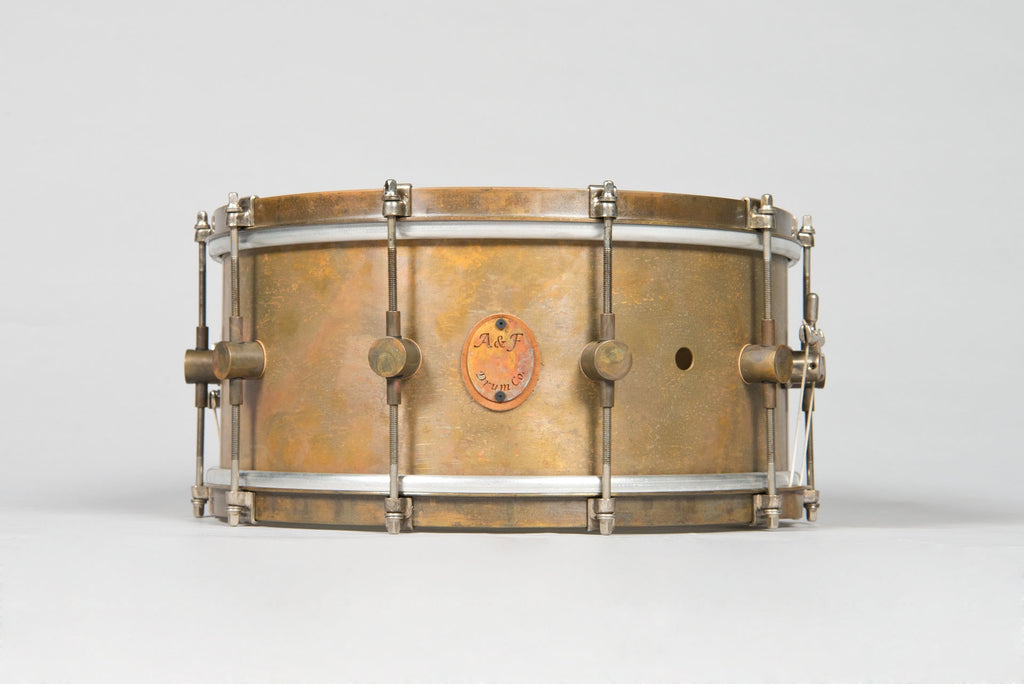 Raw Brass Snare Drums