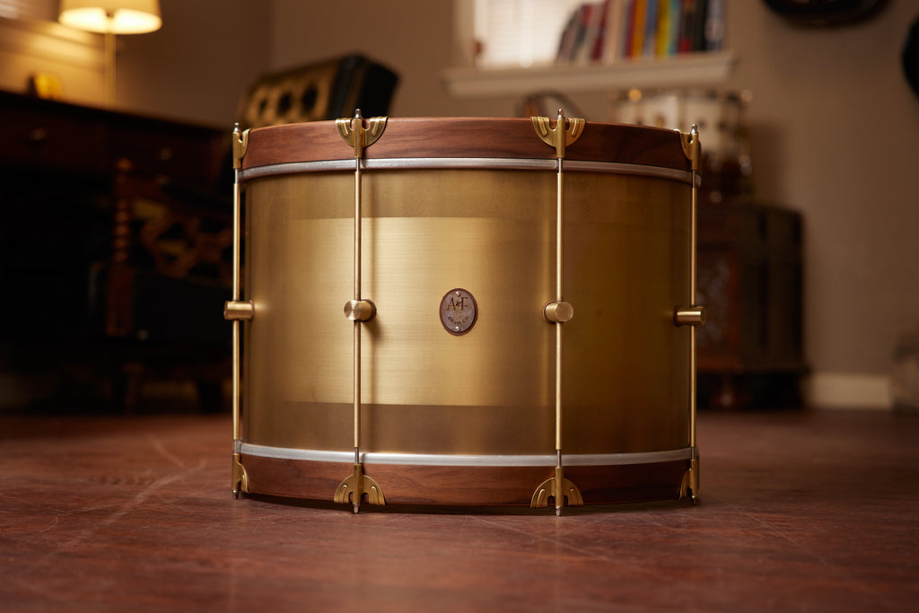 Two-Tone Brass Bass Drum