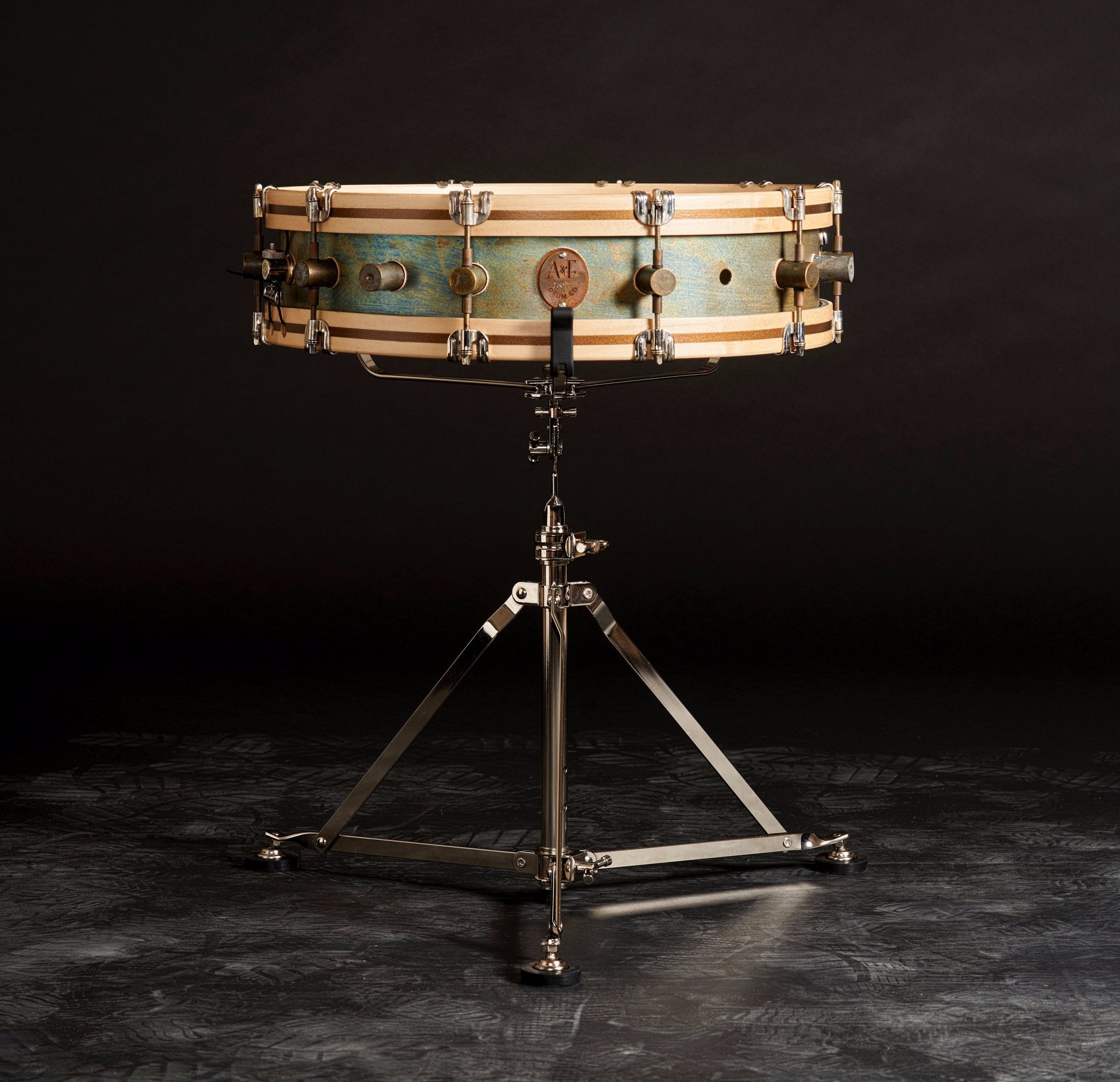 A&F Pancake 12x1.5 Raw Brass Snare Drum（A&F Drum Company Pancake 