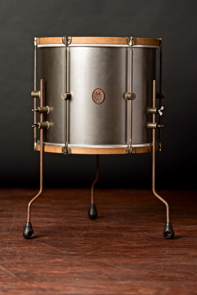 Raw Steel Floor Tom