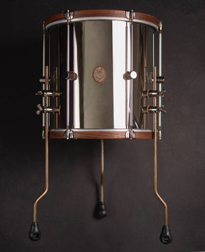 Nickel Over Brass Elite Floor Tom