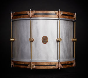 Raw Aluminum Bass Drum